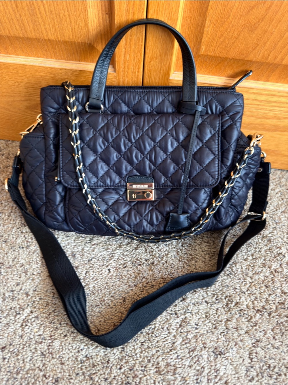 MZ Wallace Crosby Lock Satchel - Black - Picture 6 of 6